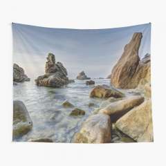 Sunrise at Cala dels Frares (Lloret de Mar, Catalonia) - Tapestry