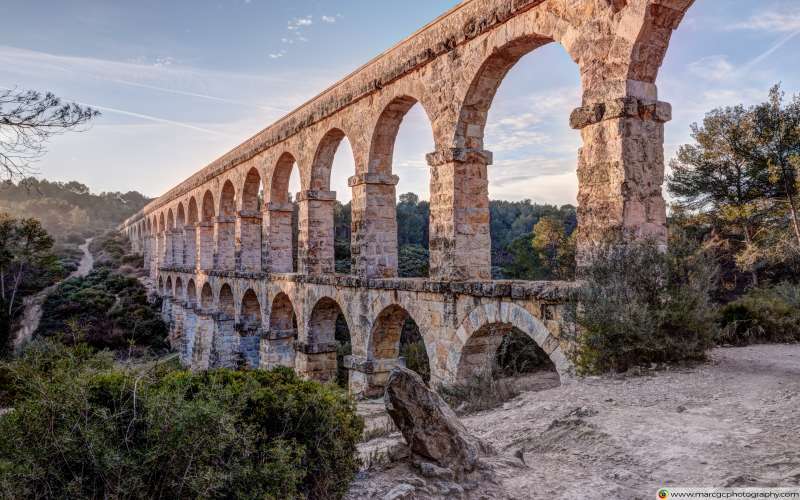 Pont del Diable (Tarragona, Catalonia) Free 4K HD Wallpaper