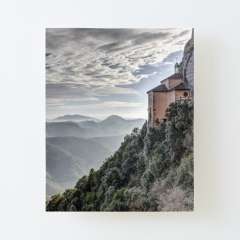 Santa Cova de Montserrat (Catalonia) - Canvas Mounted Print