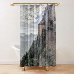 Santa Cova de Montserrat (Catalonia) - Shower Curtain