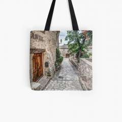 Medieval Town of Pals (Catalonia) - All Over Print Tote Bag