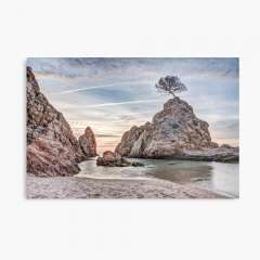 Sunrise at Platja de la Mar Menuda, Tossa de Mar (Catalonia) - Metal Print