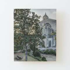 The Backyard of Girona Cathedral (Catalonia) - Wood Mounted Print