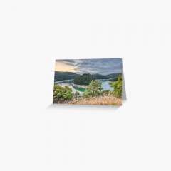 Sunrise at Sant Pere de Casserres (Catalonia) - Greeting Card