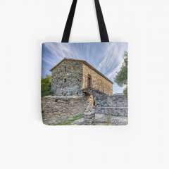 Sant Pere de Casserres Monastery, Hospital (Catalonia) - All Over Print Tote Bag