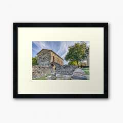 Sant Pere de Casserres Monastery, Hospital (Catalonia) - Framed Art Print