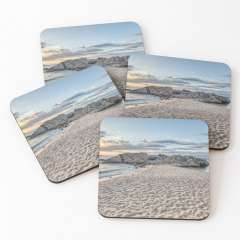 Sunrise Between Waters (Cala Estreta, Catalonia) - Coasters (Set of 4)