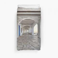 Carrer Miramar, Calella de Palafrugell (Catalonia) - II - Duvet Cover