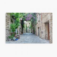 Carrer Major (Peratallada, Catalonia) - Metal Print