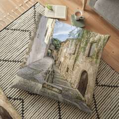 Carrer del Forn (Altafulla, Catalonia) - Floor Pillow