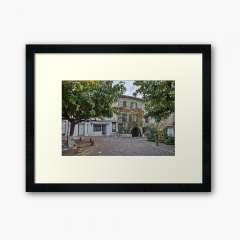 Le Castellet, Place du Jeu de Paume (France) - Framed Art Print