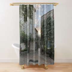 Sunrise at Le Castellet, Rue du Grand Four (France) - Shower Curtain