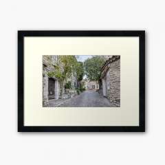 Rue de la Congrégation (Le Castellet, France) - Framed Art Print