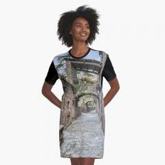 Passatge Camil Antonietti, Mura (Catalonia) - Graphic T-Shirt Dress