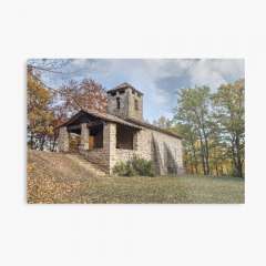 Sant Miquel del Corb (Les Preses, Catalonia) - Metal Print