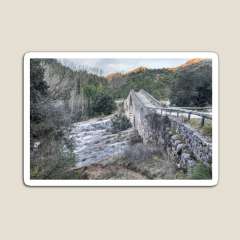 Pont de Pedret (Cercs, Catalonia) - Magnet