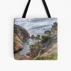 Cala Foradada (Palamós, Catalonia) - All Over Print Tote Bag