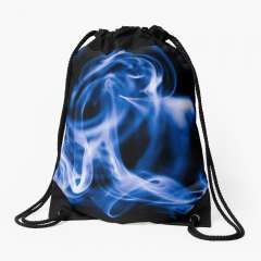 Smoke Close Up - Drawstring Bag