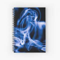 Smoke Close Up - Spiral Notebook