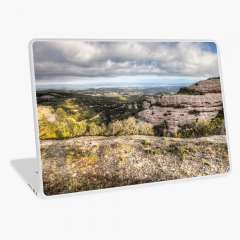 The views from Montcau's hillside - Laptop Skin