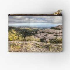 The views from Montcau's hillside - Zipper Pouch