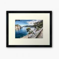 Calanque de Port-Miou (Cassis, France) - Framed Art Print