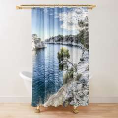 Calanque de Port-Miou (Cassis, France) - Shower Curtain