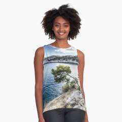 Calanque de Port-Miou (Cassis, France) - Sleeveless Top