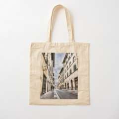 Florence Streets (Italy) - Cotton Tote Bag