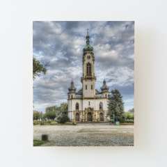 Protestant Church Hockenheim (Germany) - Wood Mounted Print