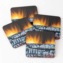 Views From the Fireplace - Coasters (Set of 4)