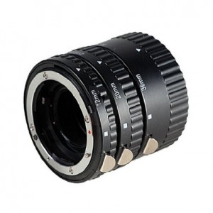 Xit XTETN Auto Focus Macro Extension Tube Set for Nikon SLR Cameras (Black)