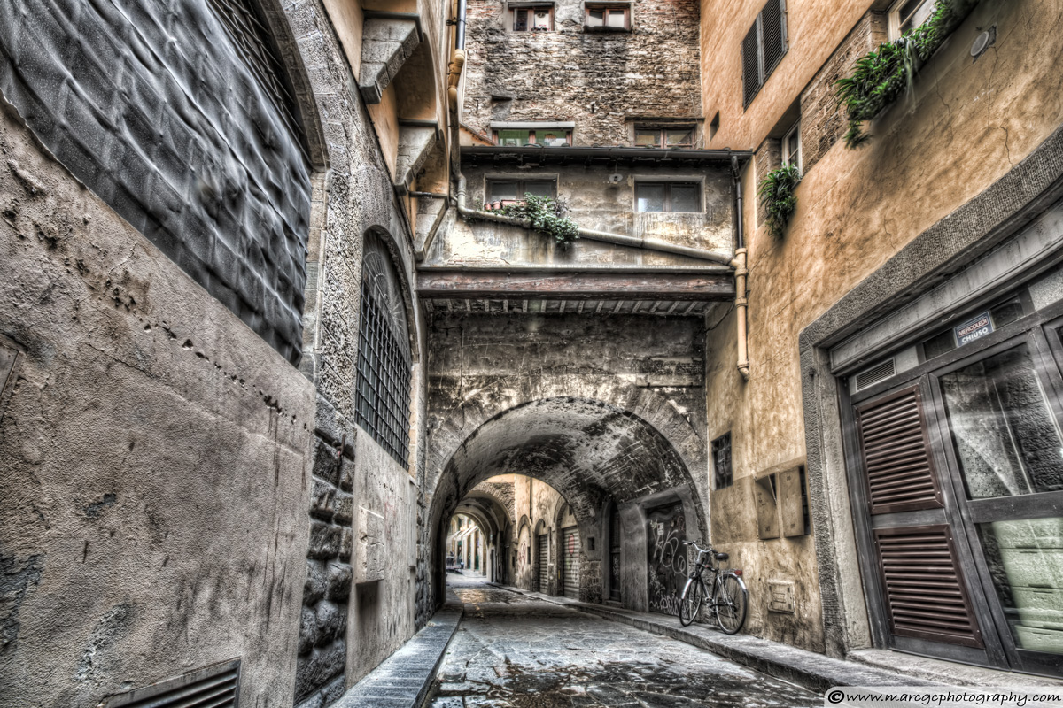 Narrow Streets in Florence (Italy)